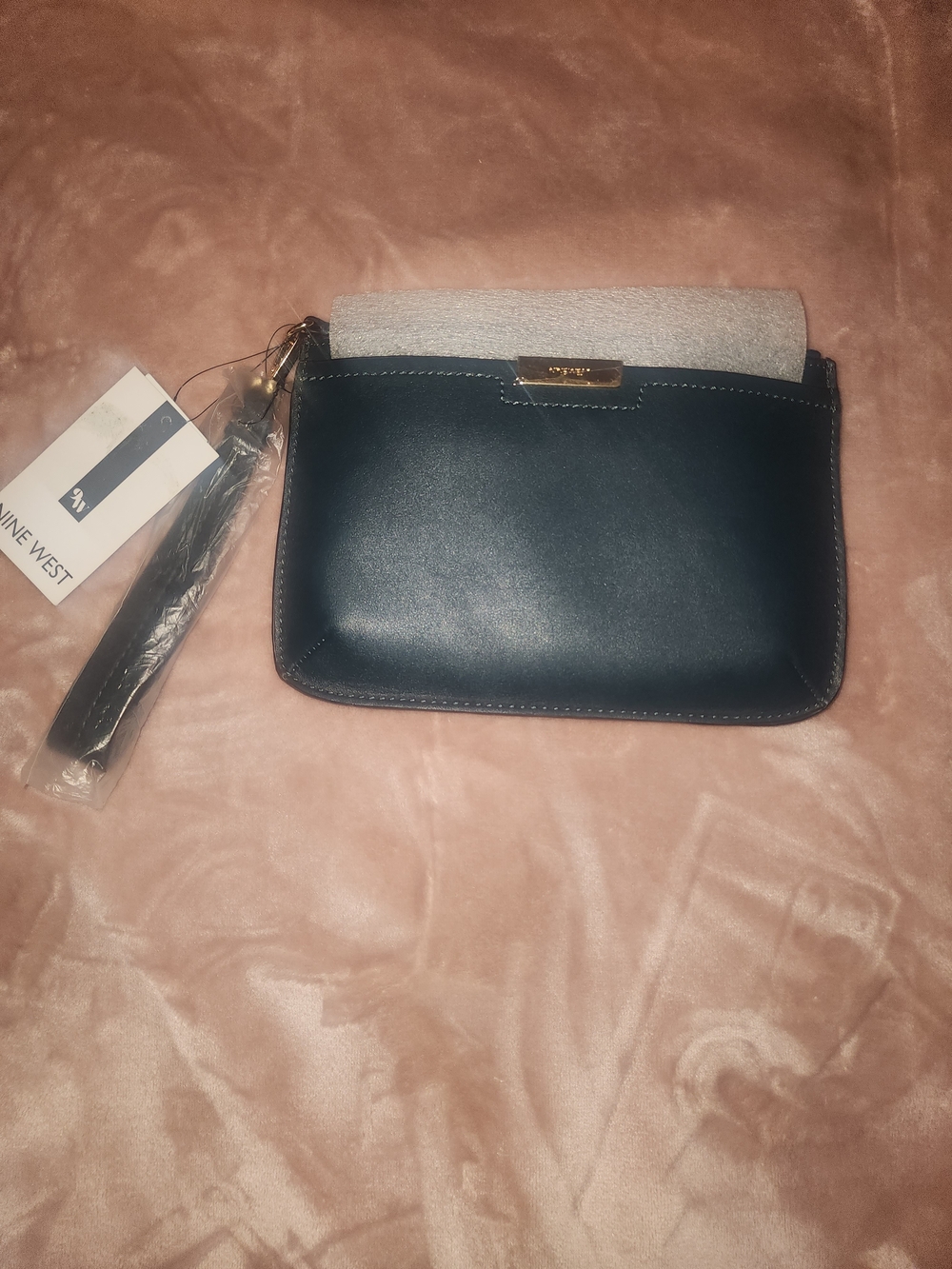Nine West Navy Wristlet Clutch
